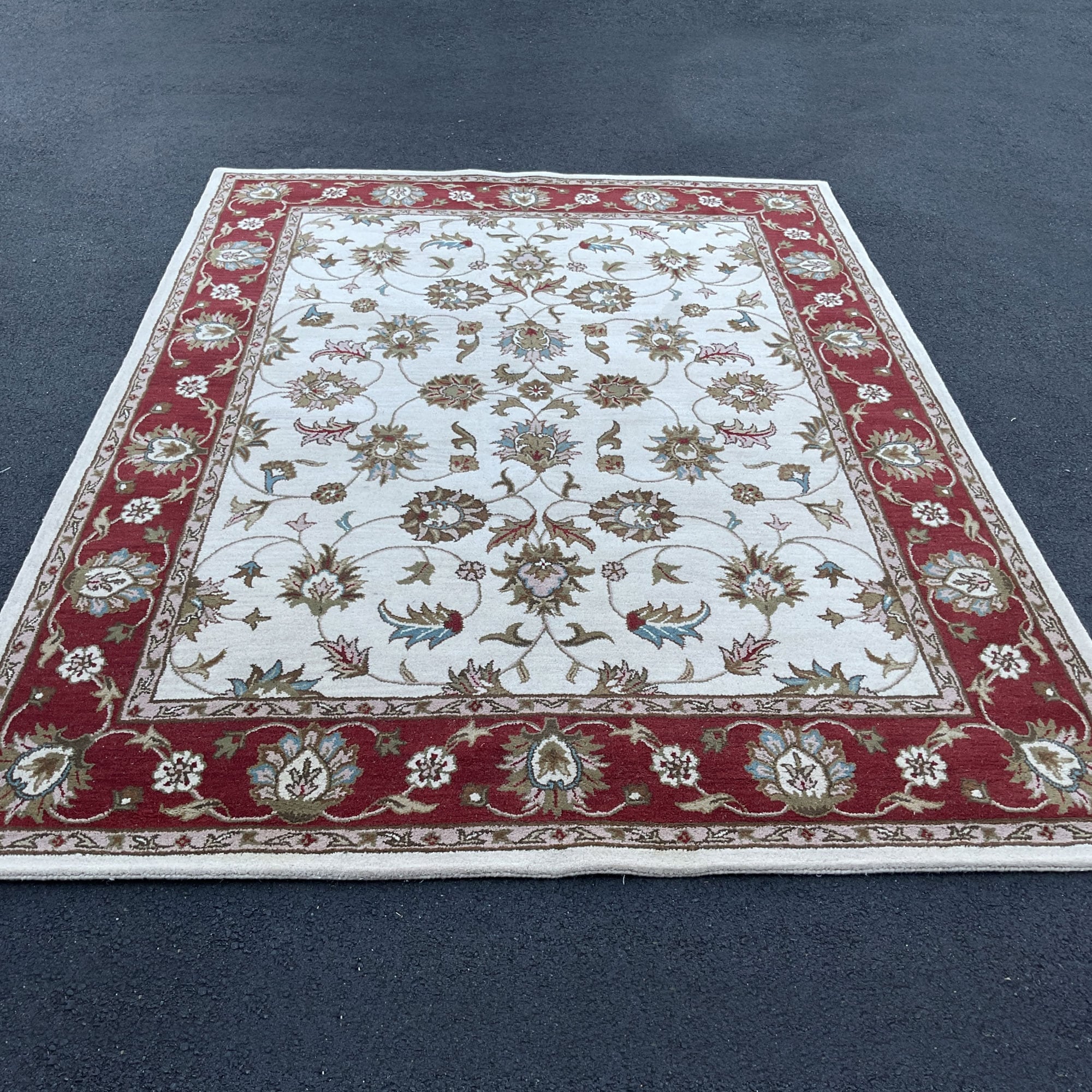 HERAT ORIENTAL Handmade Traditional Tabriz Wool Rug - 8' x 10'