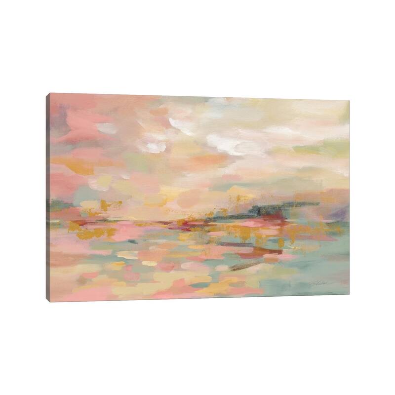 iCanvas "Pink Waves" by Silvia Vassileva Canvas Print