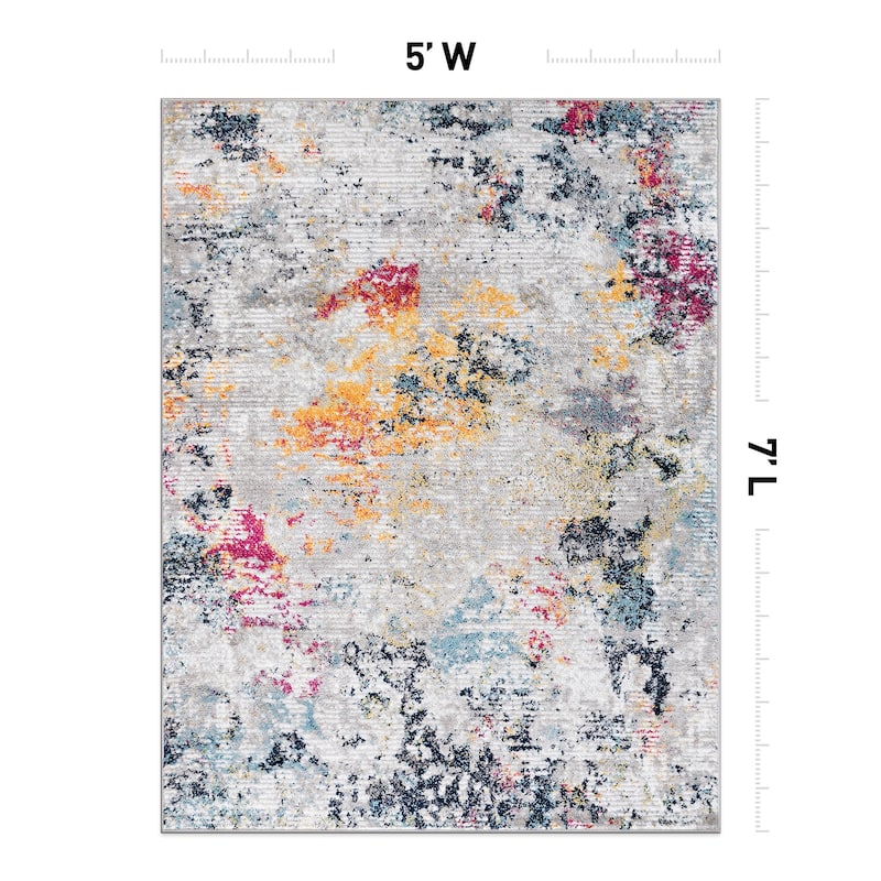 Modern Abstract Whispers Area Rug