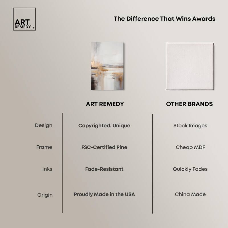 Glistening Stillness II Canvas by Art Remedy, Gallery Wrapped