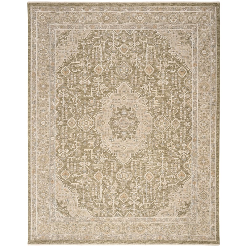 Nourison Harbor Indoor only Persian Area Rug - 7'10" x 10' - Green