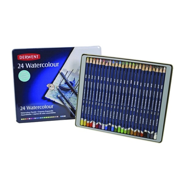 shop derwent watercolor pencil set with tin assorted shop derwent watercolor pencil set with tin assorted