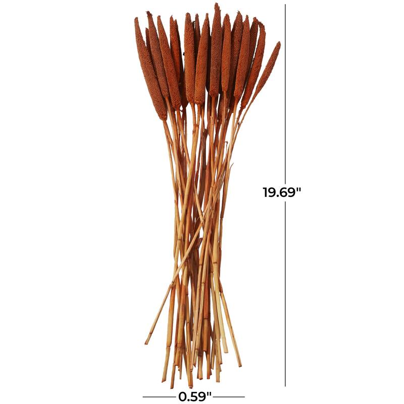 Dried Plant Bunny Tail Home Decor Natural Foliage - White, Red, Dark Brown, Orange, Green, Pink, Yellow - Roche River Decor
