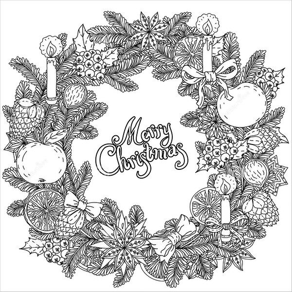 Download Shop Adult Holiday Coloring Canvas 12"X12" W/12 Markers ...