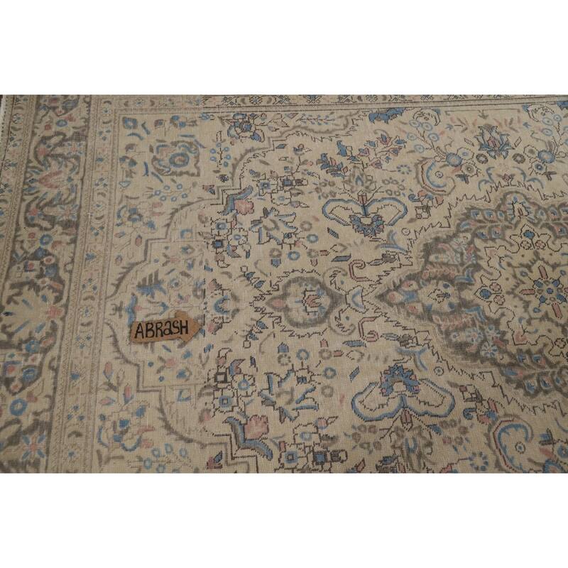 Tabriz Persian Area Rug Hand-Knotted Oriental Wool Carpet - 6'8"x 9'7"