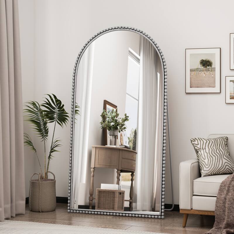Iron Arch Retro Full Length Mirror with Supporting Feet