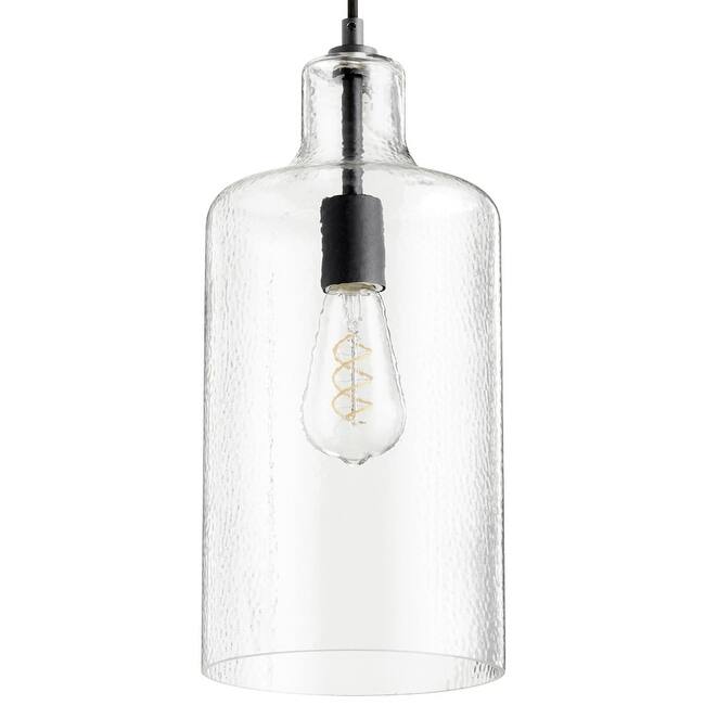 Quorum International 16" Tall Mini Pendant - Noir