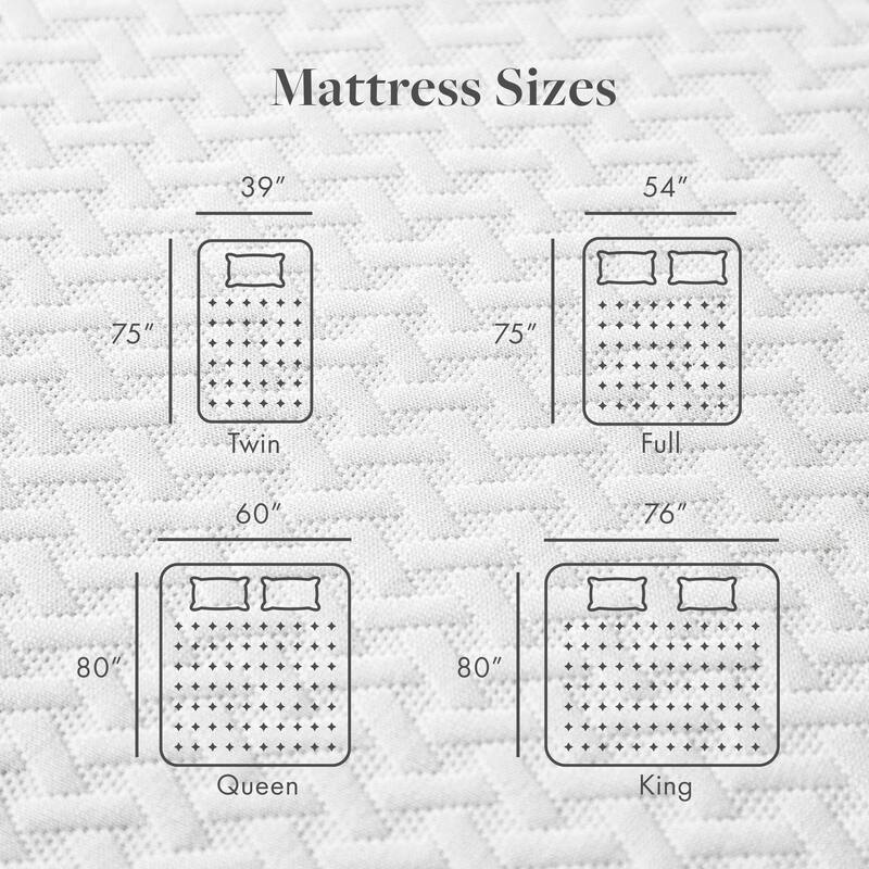 SoftNest Airess Collection 6-inch Bamboo Charcoal-Infused Memory Foam Mattress