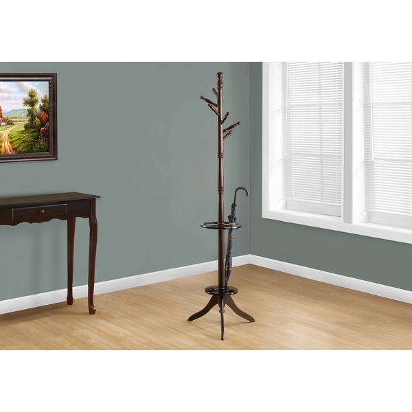 Coat rack stand with umbrella online holder