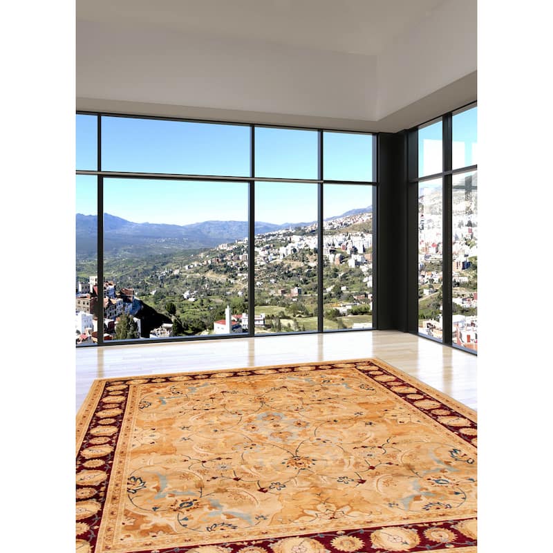 ECARPETGALLERY Hand-knotted Pako Persian 18 Of 20 Tan Wool Rug - 9'2 x 12'0