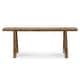 preview thumbnail 4 of 29, Vintage Noodle Bench Weathered Natural (size and finish vary) 20" H x 5" L x 40" W