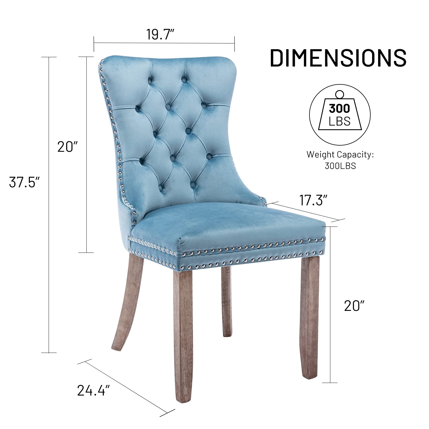High capacity dining chairs shop