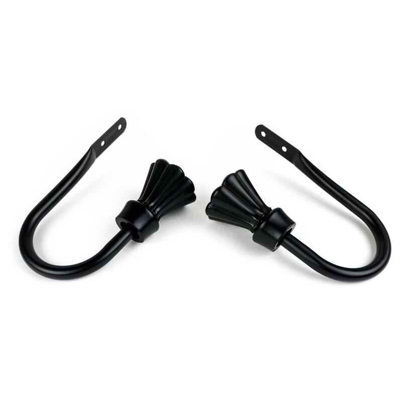 InStyleDesign Drais Curtain Holdback - Black