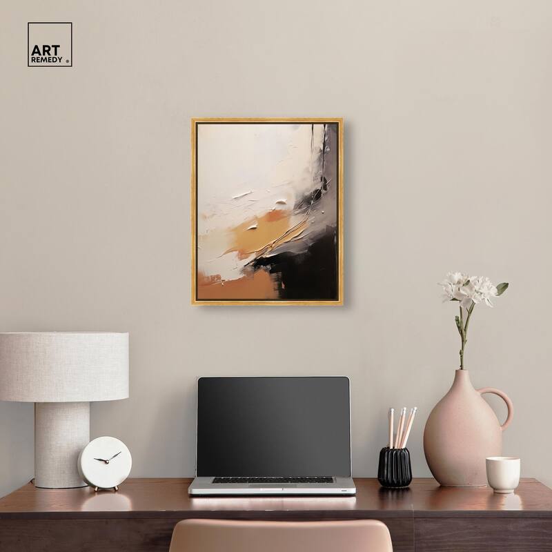 Baked Clay I Canvas by Art Remedy