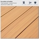 preview thumbnail 8 of 20, PURPLE LEAF Outdoor Dining Set for Garden Deck Wicker Table and Chairs Set-11 Piece