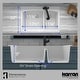 preview thumbnail 25 of 57, Karran Drop-In Quartz 33 in. 1-Hole 60/40 Double Bowl Kitchen Sink Kit