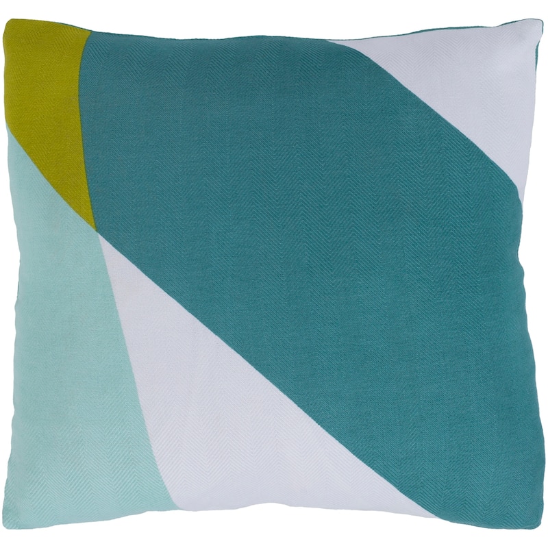 Artistic Weavers Norene Abstract Modern Mint Feather Down or Poly Filled Throw Pillow 18-inch