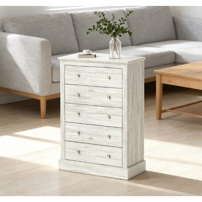 Bedroom Dresser Chest of Drawers with 5 Drawers