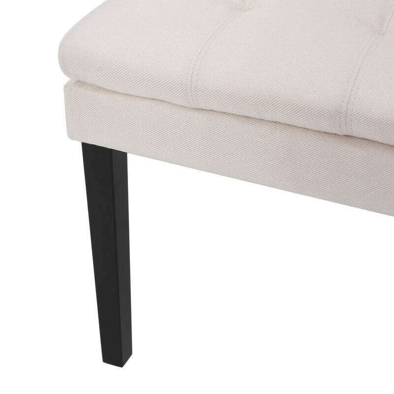 Dining Room Furniture - Fabric Upholstered Dining Chairs with Birch Leg, Modern Armless Dining Chairs Set of 2 for Kitchen