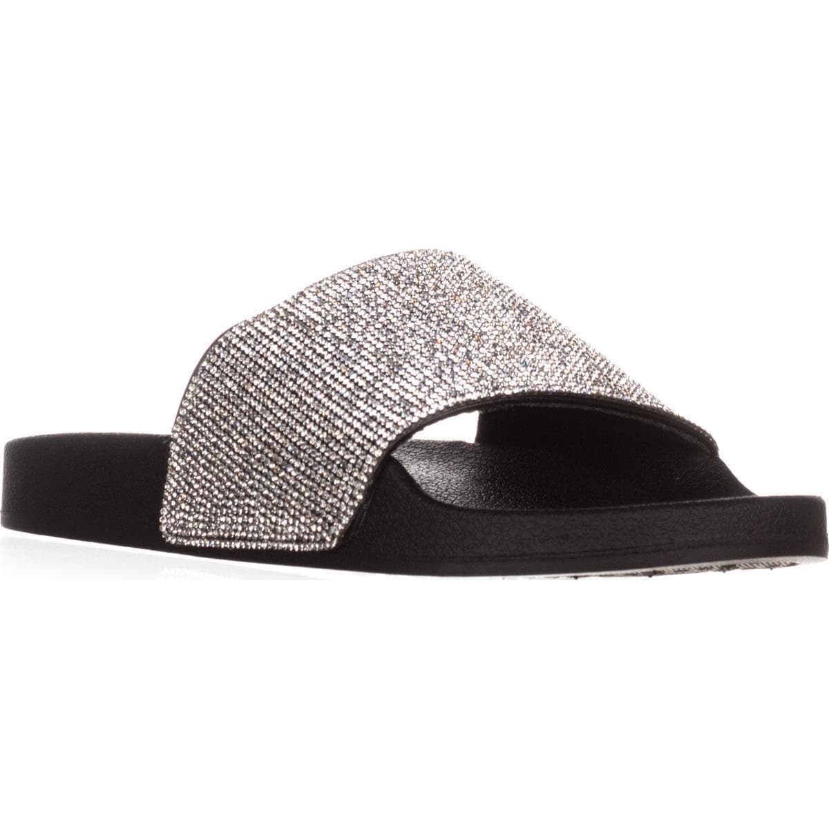 madden girl black slides