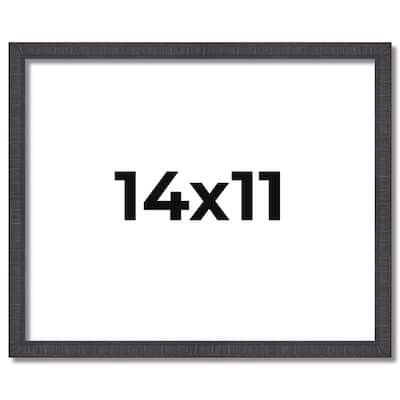 14x11 Frame Brown Picture Frame - Complete Modern Photo Frame Includes