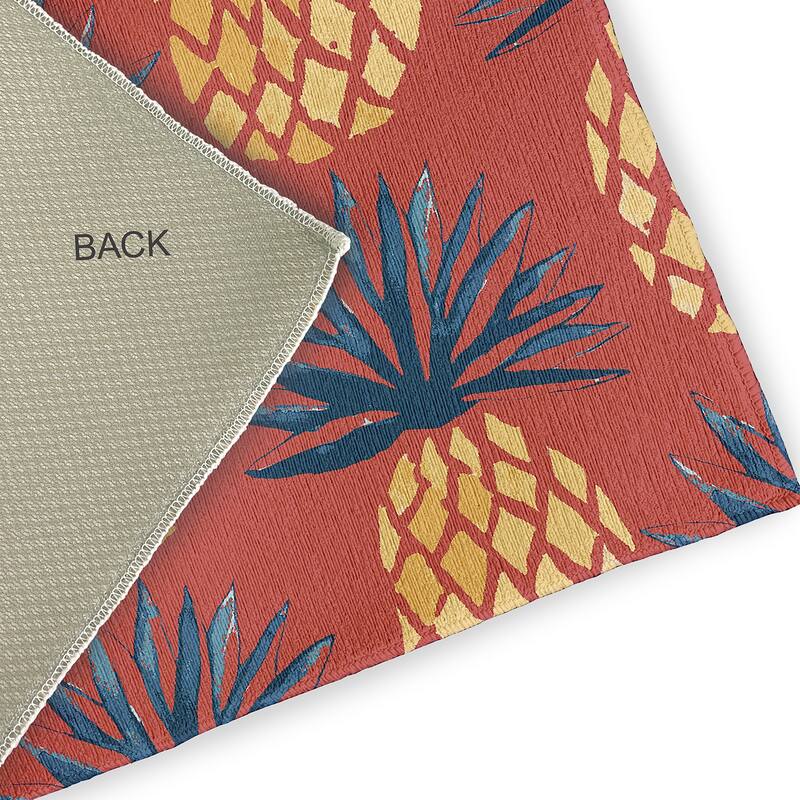 Pineapple Stripes Indoor/Outdoor Rug