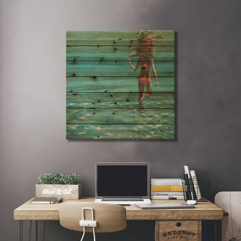 Diafanea Print On Wood by Antoine Renault - Multi-Color