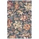 preview thumbnail 43 of 62, SAFAVIEH Handmade Blossom Ragnhild French Country Floral Wool Rug 4' x 6' - Grey/Violet