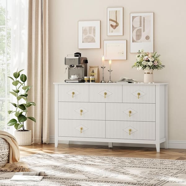 modern dresser under 200 Fluted Dresser 27.5