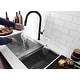 preview thumbnail 2 of 7, 16 3/4" Black Workstation Sink Roll-up Drying Rack/Trivet