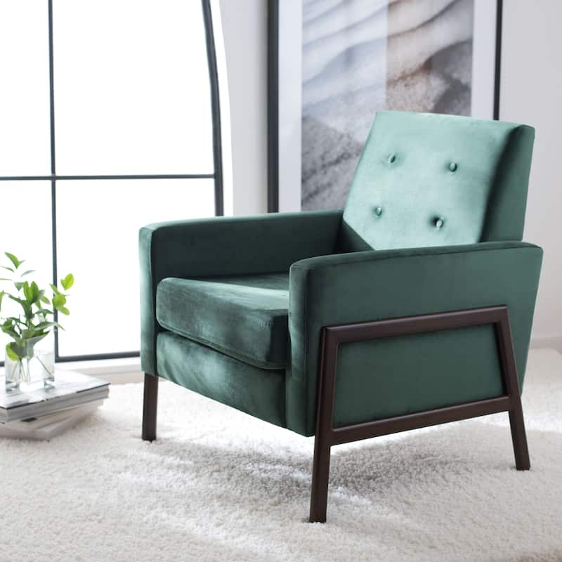 SAFAVIEH Roald Mid-Century Modern Sofa Accent Chair - 29" W x 29" L x 33.5" H