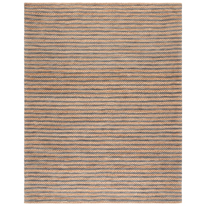 Martha Stewart by SAFAVIEH Handmade Deivi Jute Rug - 8' x 10' - Natural/Charcoal