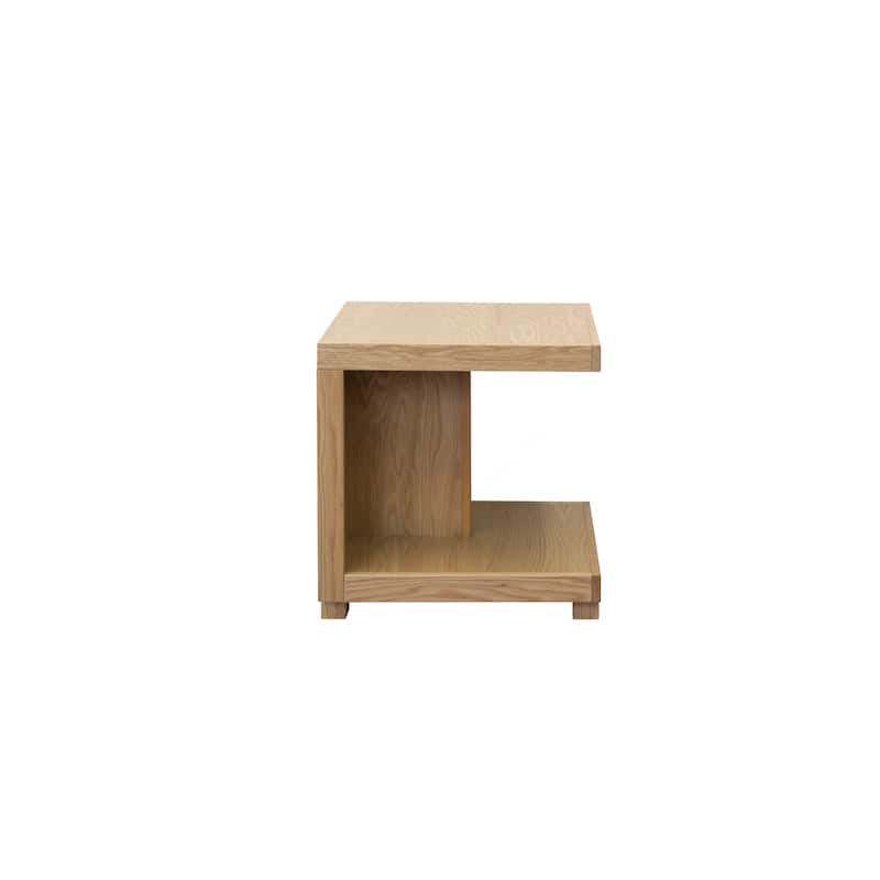 Bridgevine Home Laurel Canyon 18 inch Chairside Table, No Assembly Required