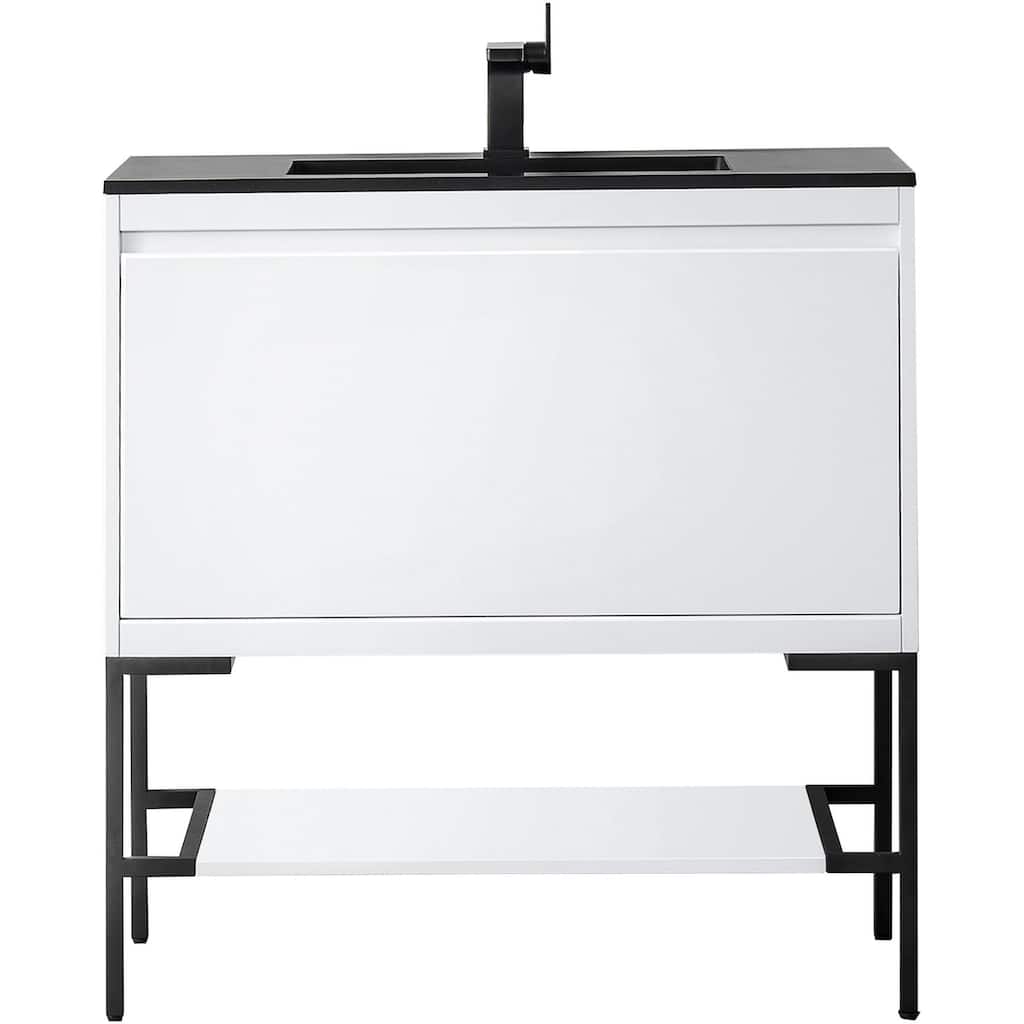 James Martin Vanities 805-V35.4-MB-CH Mantova 36" Single Basin Poplar