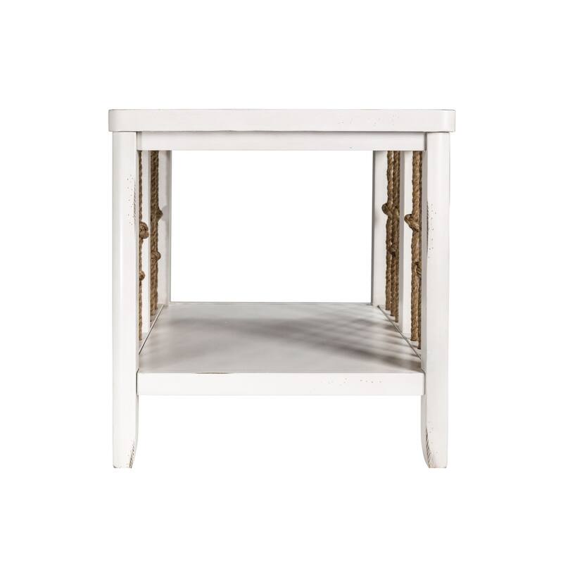 Dockside White 3 Piece Set (1 Cocktail & 2 End Tables)