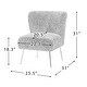 preview thumbnail 9 of 16, Side Chair with Metal Legs, Polyester Fabric Designed