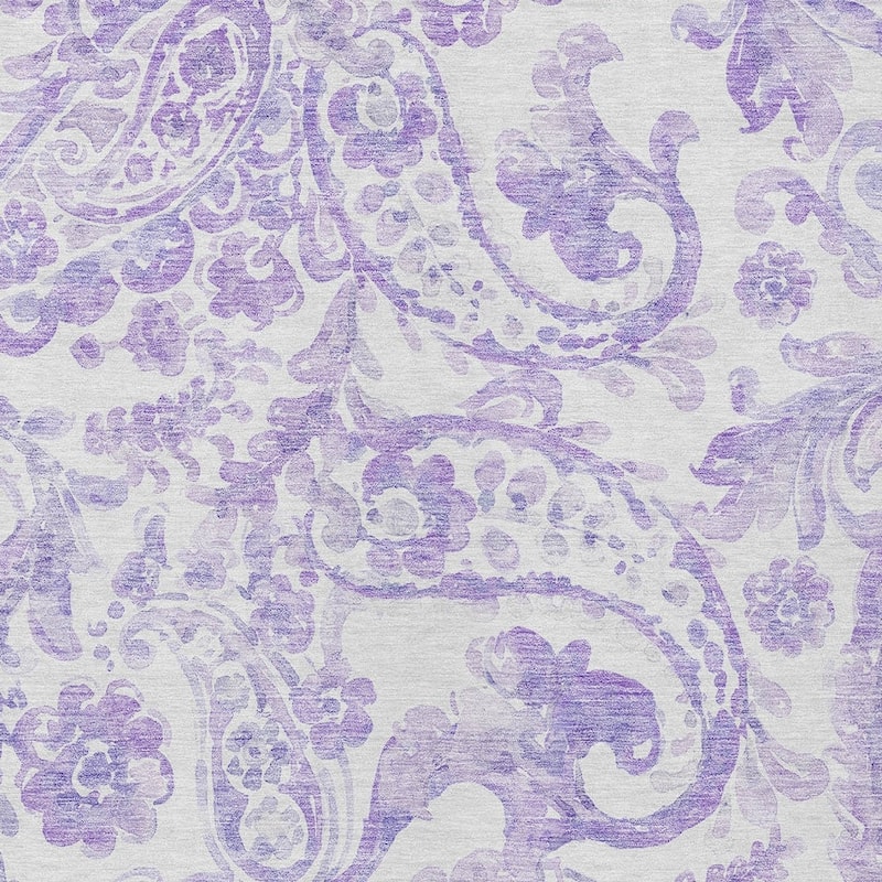 HomeRoots Paisley Transitional Rectangle Outdoor Rug