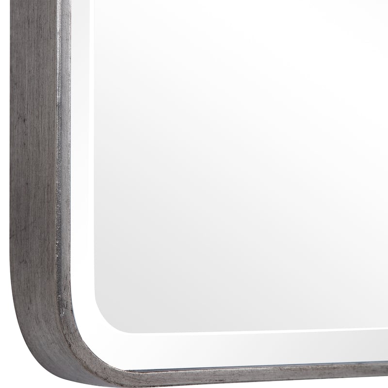 Uttermost Aramis 36" x 24" Contemporary Thin Framed Wall Mirror