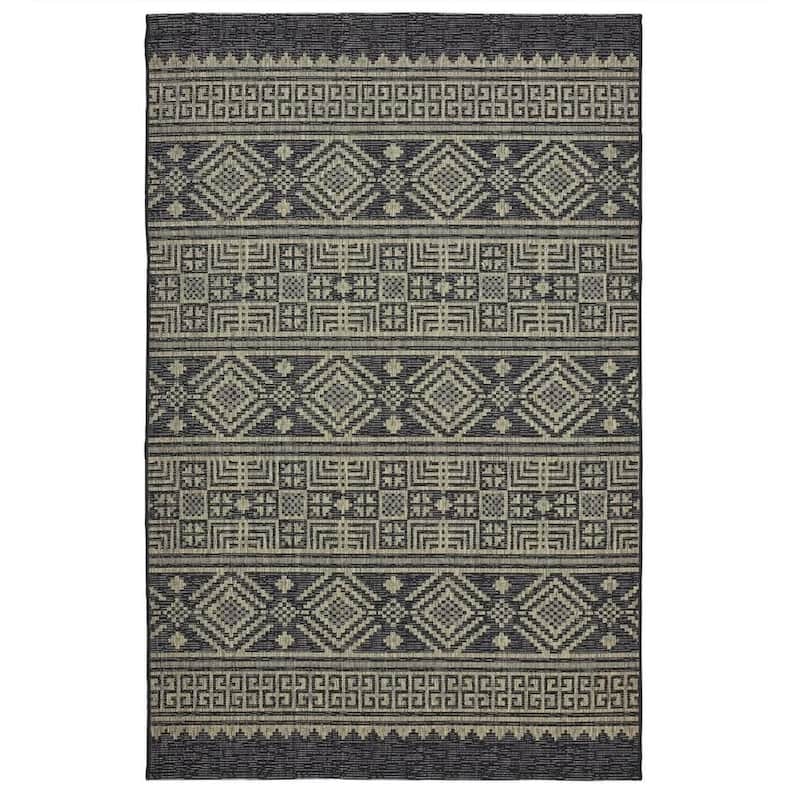 Sevita Geometric Vestige Indoor/Outdoor Rug