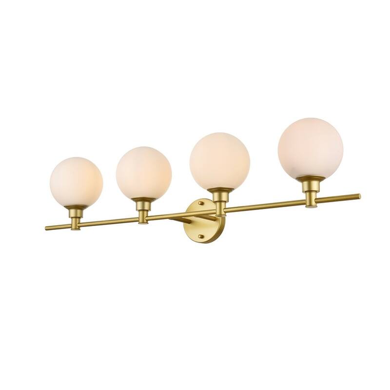 Corda 1 Light Black and Frosted White Bath Sconce
