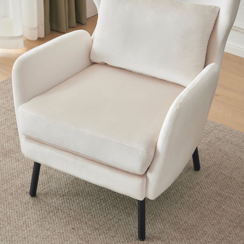 Wingback Modern Armchair for Living Room
