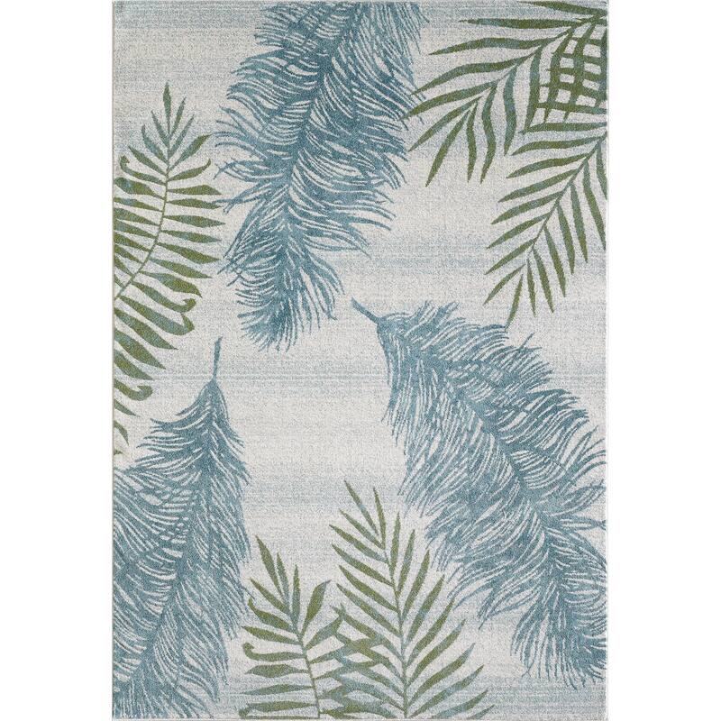 Domani Seaside Palms Tropical Rug