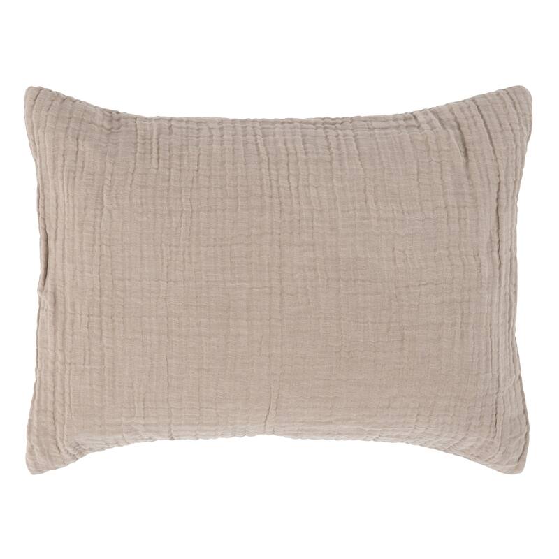 Villa by Classic Home Camille Linen Sham - Standard - Natural