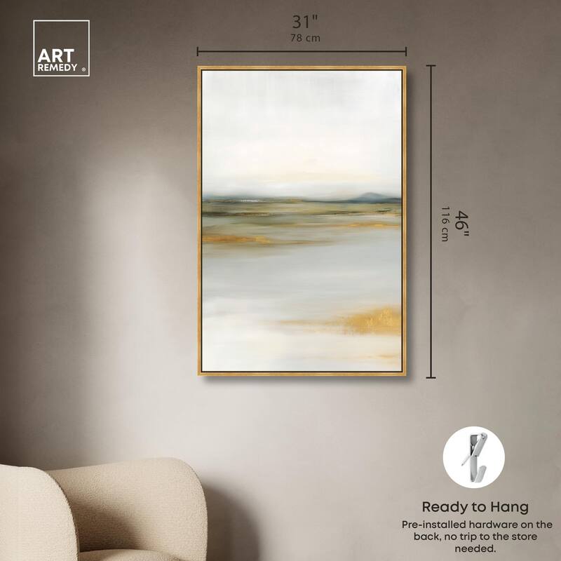 Misty Expanse I Canvas by Art Remedy