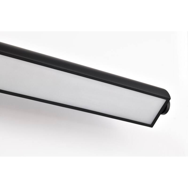 Auden 36 Inch LED Vanity 3 CCT Selectable Black Finish Acrylic Lens