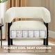 preview thumbnail 6 of 7, Yaheetech Corduroy Accent Chair with Solid Wood Legs for Living Room, Bedroom