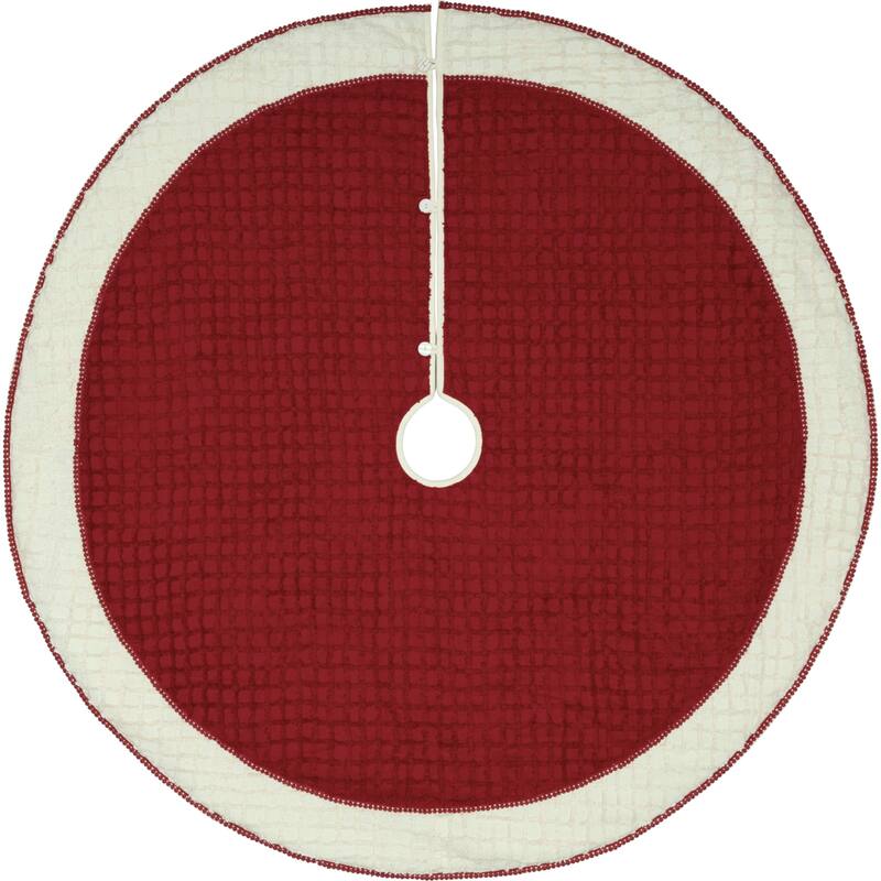 Chenille Christmas Tree Skirt