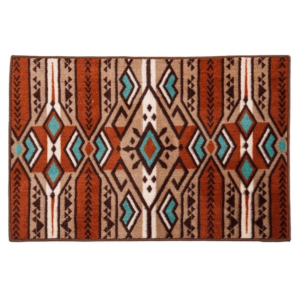 slide 1 of 1, HiEnd Accents Aztec Stripe Rug, 24x36
