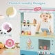 preview thumbnail 8 of 7, Kids Wooden Ice Cream Truck Play Set with Vending Machine - 30" x 12" x 34.5"