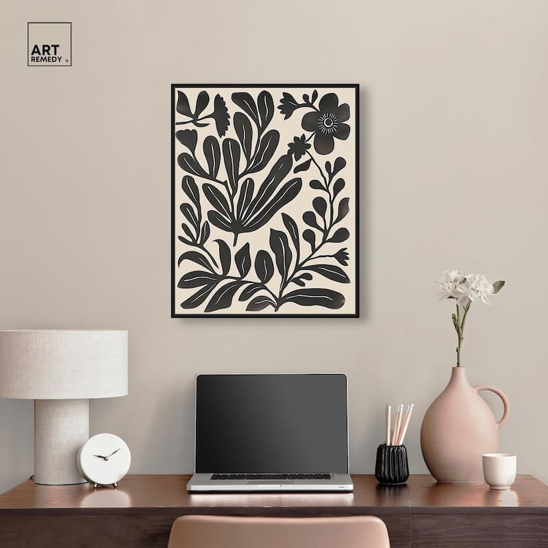 Ebony Eden Essence II Canvas by Art Remedy